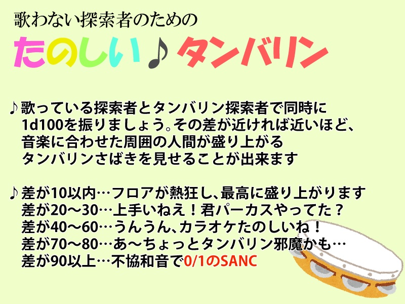 CoC『探索者、カラオケ行こ!!』