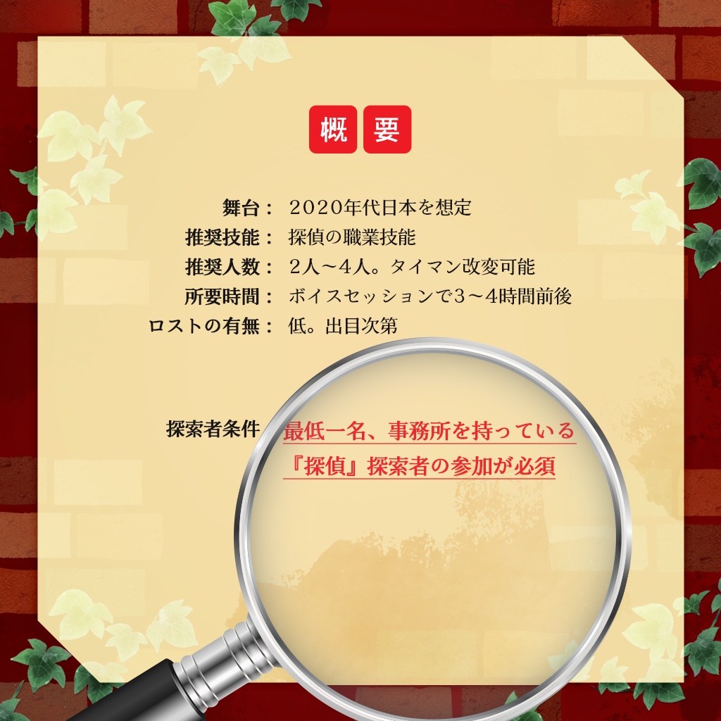 CoC6/7版【探偵vs1000人の探偵】SPLL:E196304