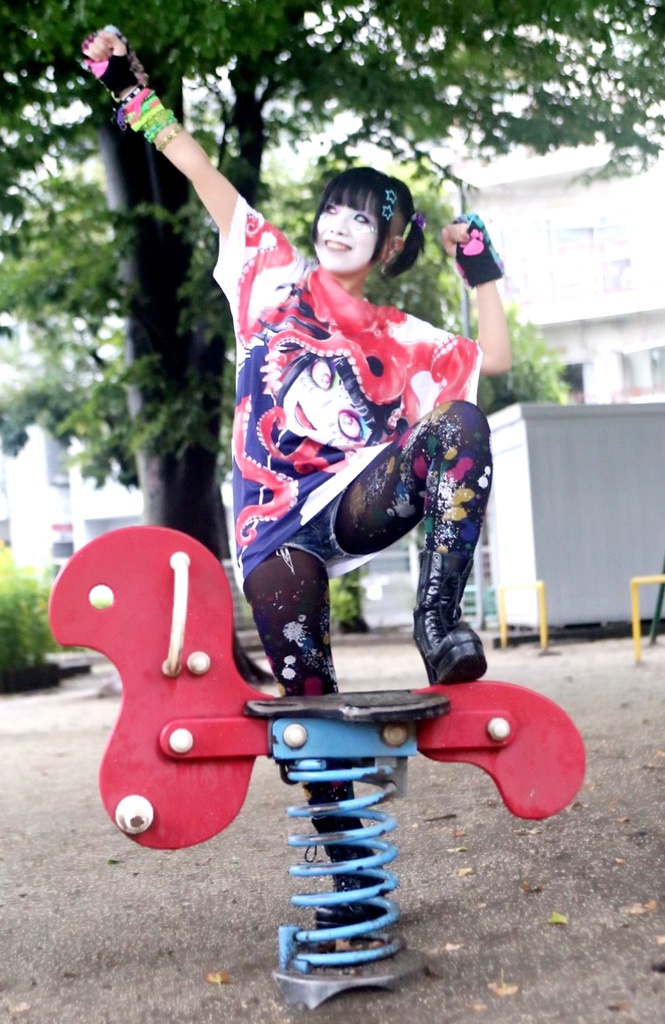 【白塗展2】蛸ガールフルグラフィックT