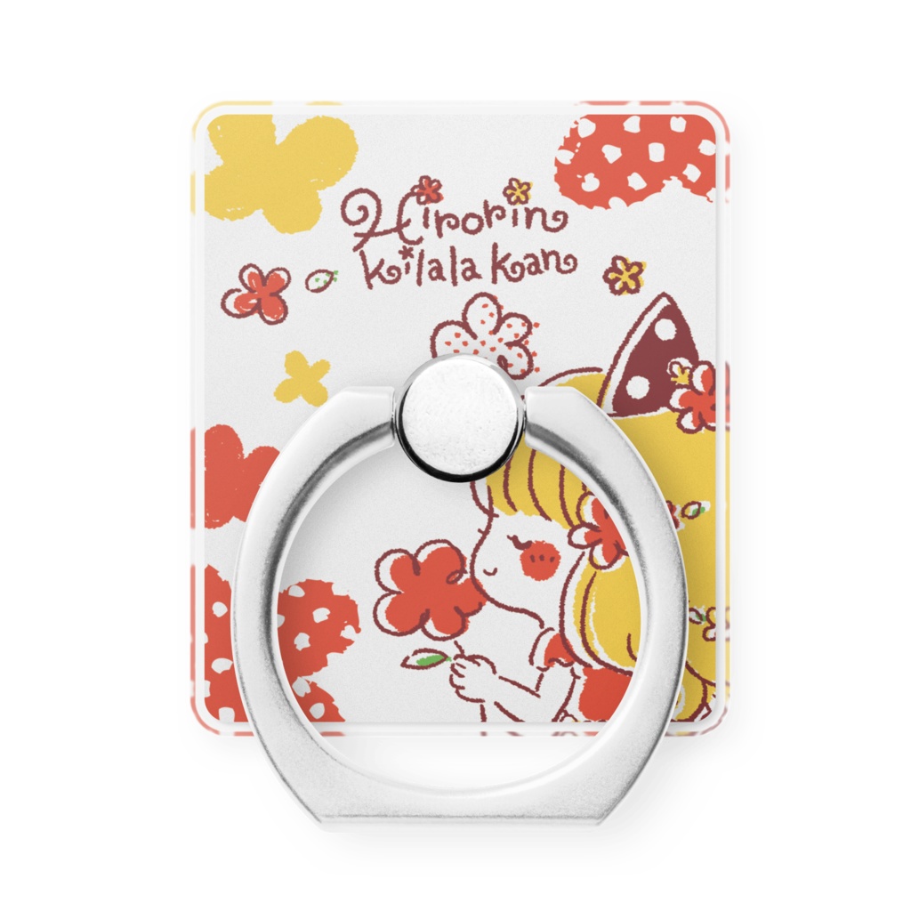 ** Flower Kiss ** スマホリング・バンカーリング