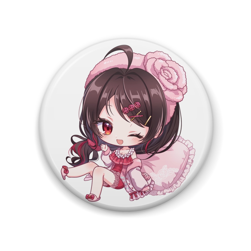 音色はるか新衣装SDイラスト缶バッジ