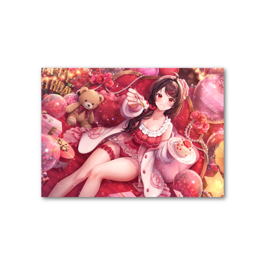 生誕祭一枚絵フォト風カード