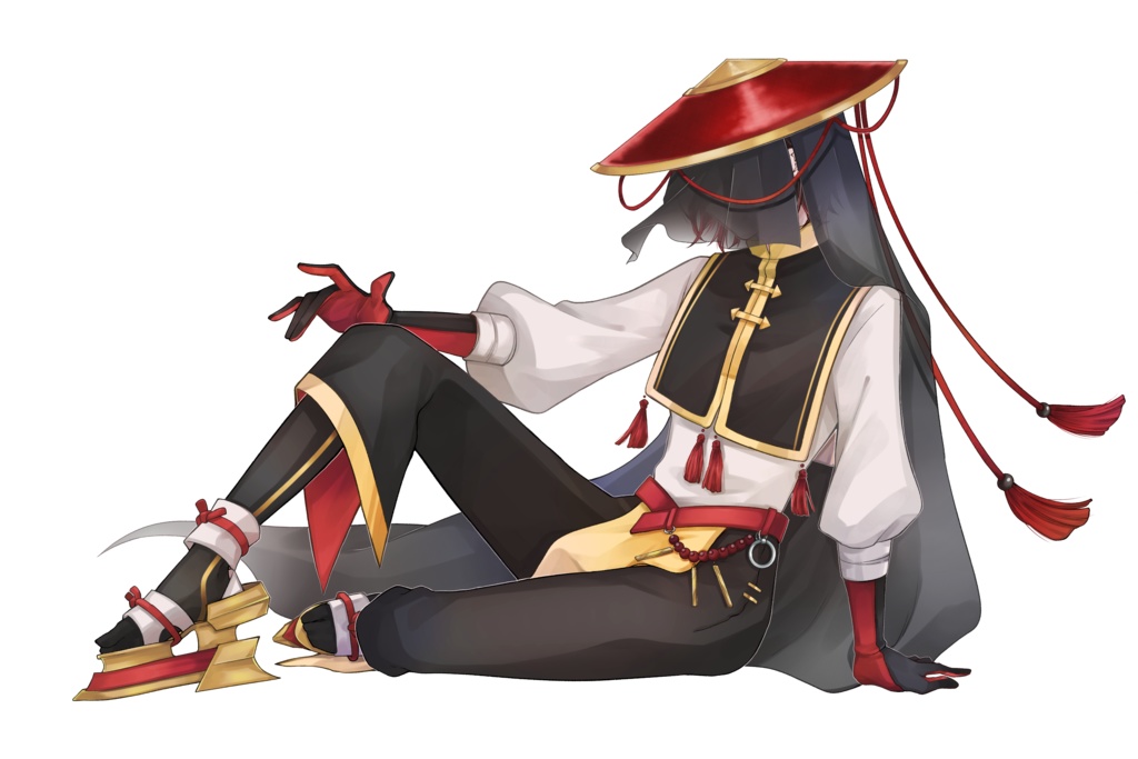 立ち絵素材『中華っぽい中性男子』