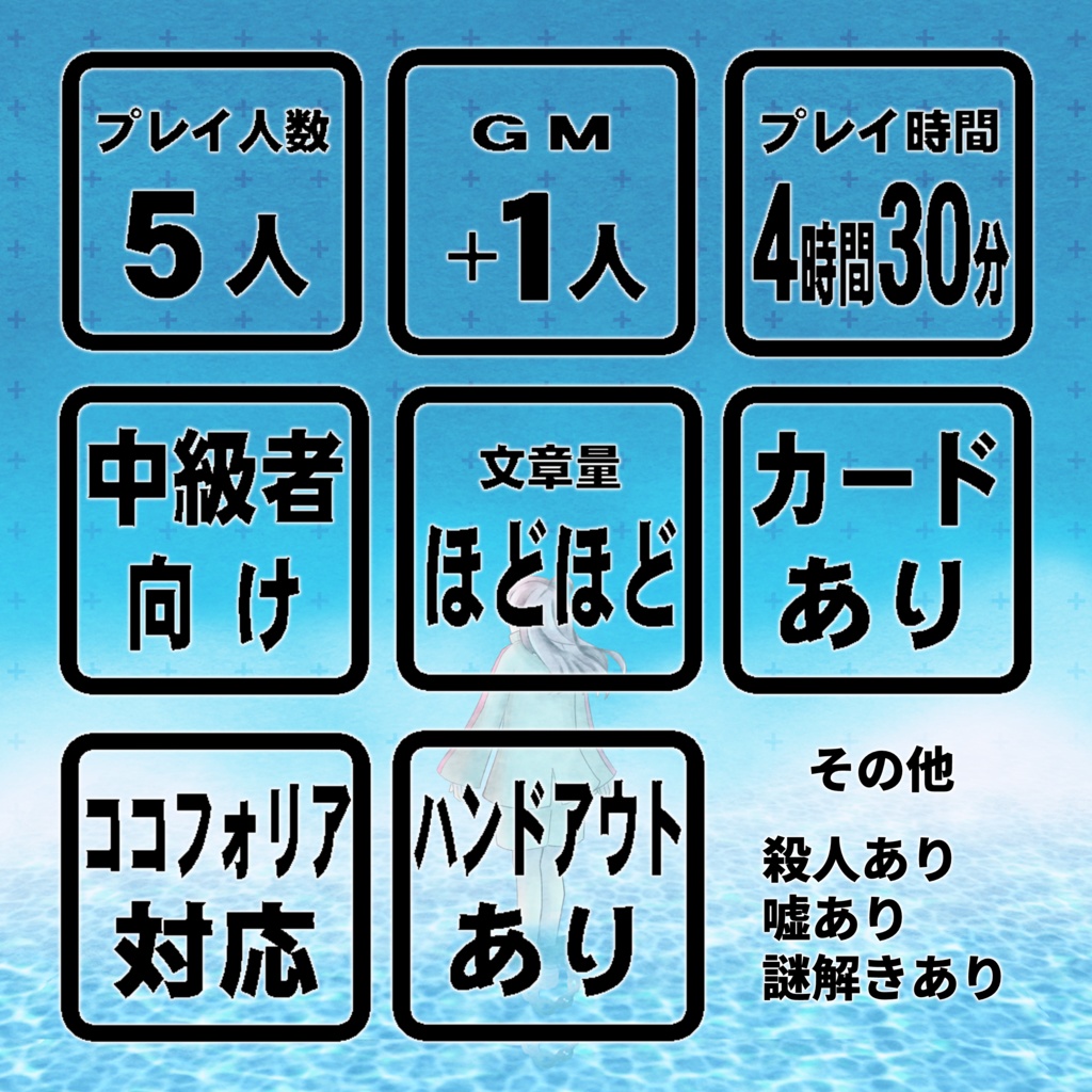 マーダーミステリー『狼狽たちの檻』 通常版&支援版