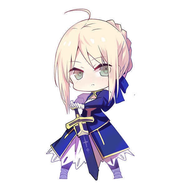 FATE　キーホルダー　セイバー