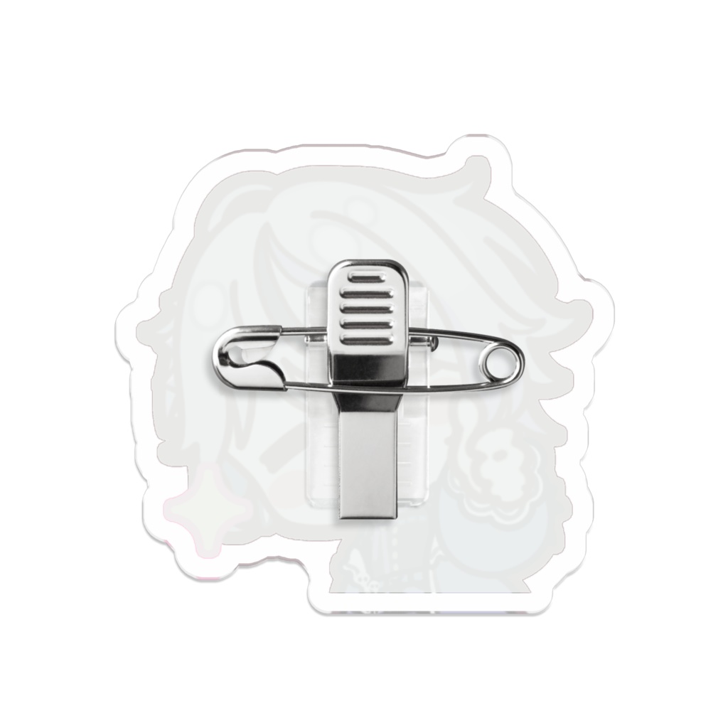 紫骸リト(グッド) アクリルバッジ 50×50mm