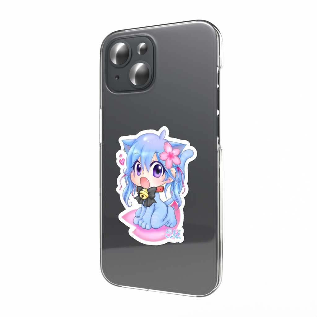 🌊碧桜🌸にゃん🐾ステッカー