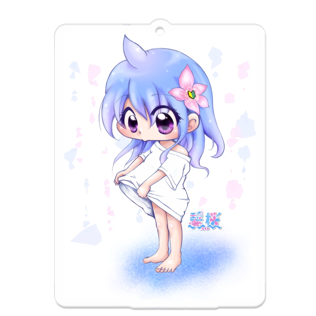 【🌊6周年🌸】おきがえ碧桜ちゃんアクキー