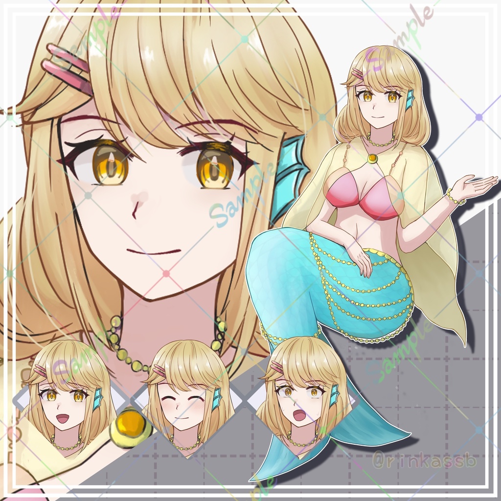 表情差分付き立ち絵9体セット【adopt】1