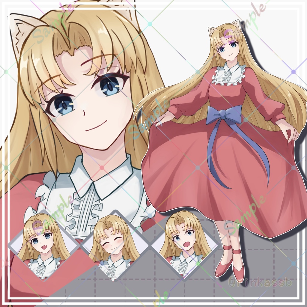 表情差分付き立ち絵9体セット【adopt】1