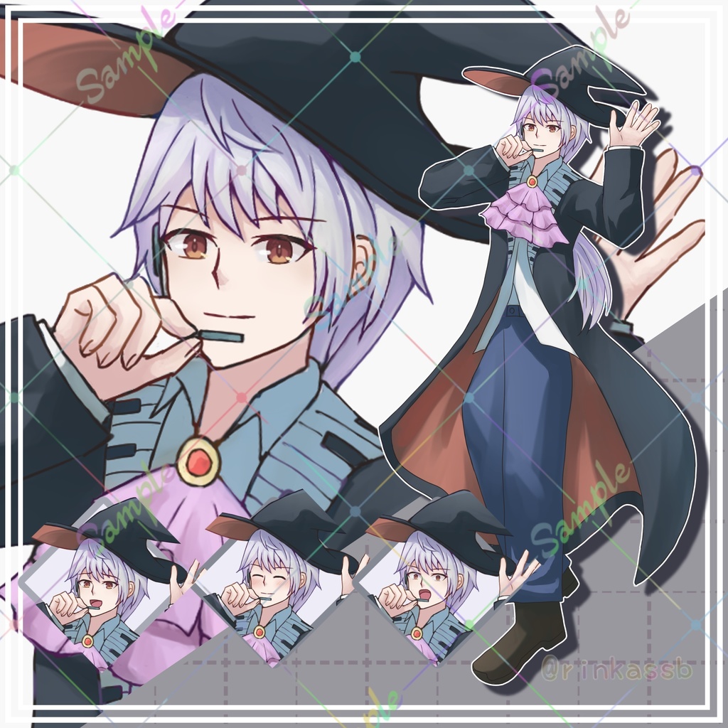 表情差分付き立ち絵9体セット【adopt】2