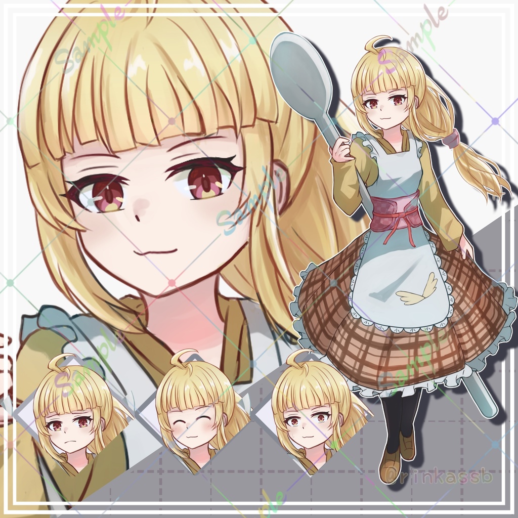 表情差分付き立ち絵9体セット【adopt】2