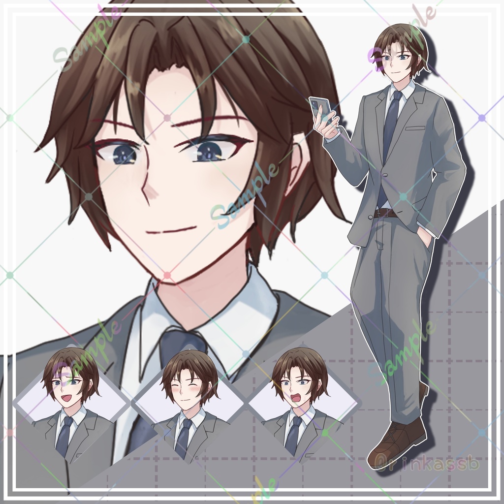 表情差分付き立ち絵10体セット【adopt】3