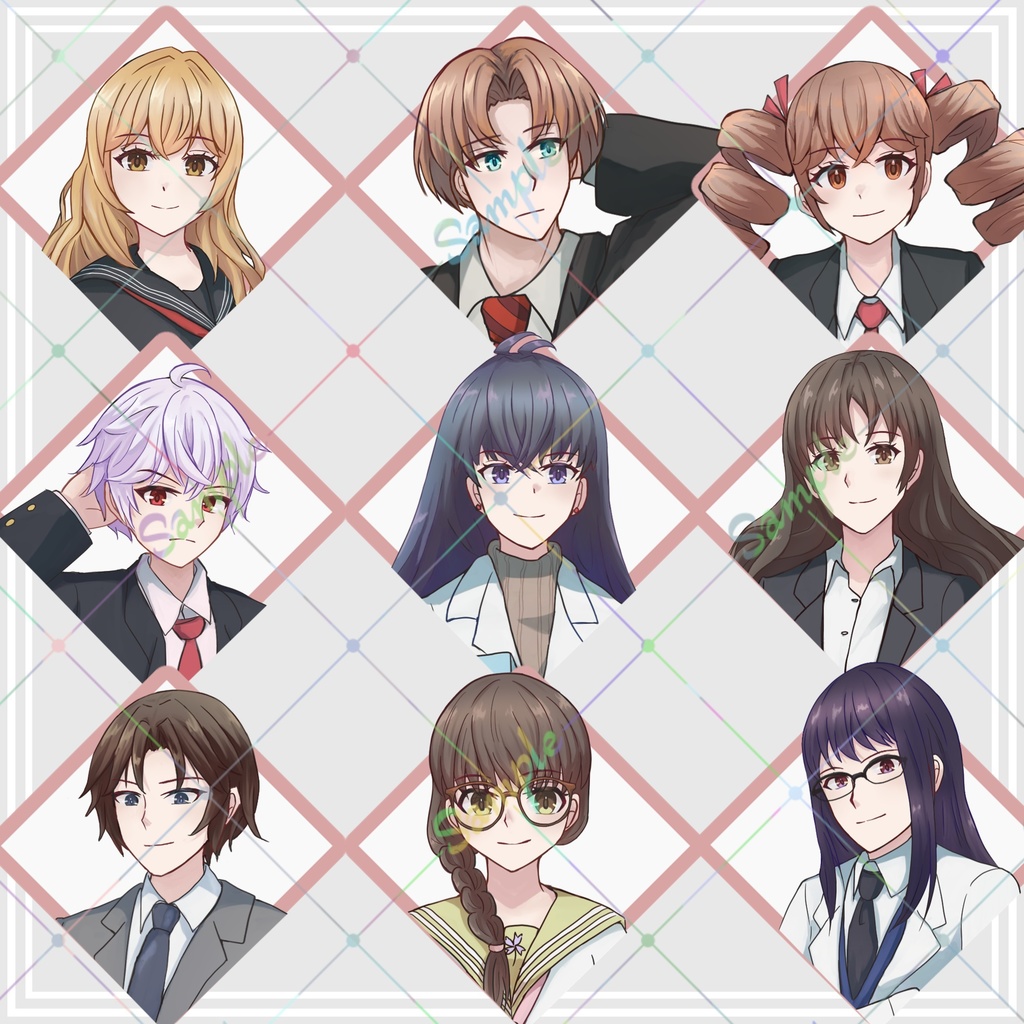 表情差分付き立ち絵10体セット【adopt】3