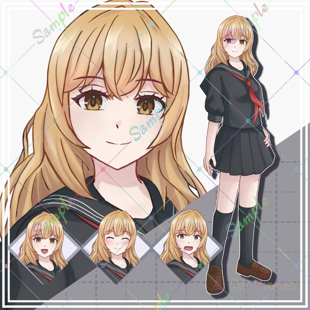 表情差分付き立ち絵10体セット【adopt】3