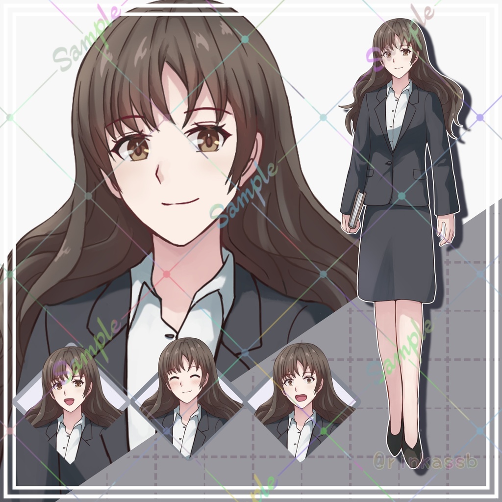 表情差分付き立ち絵10体セット【adopt】3