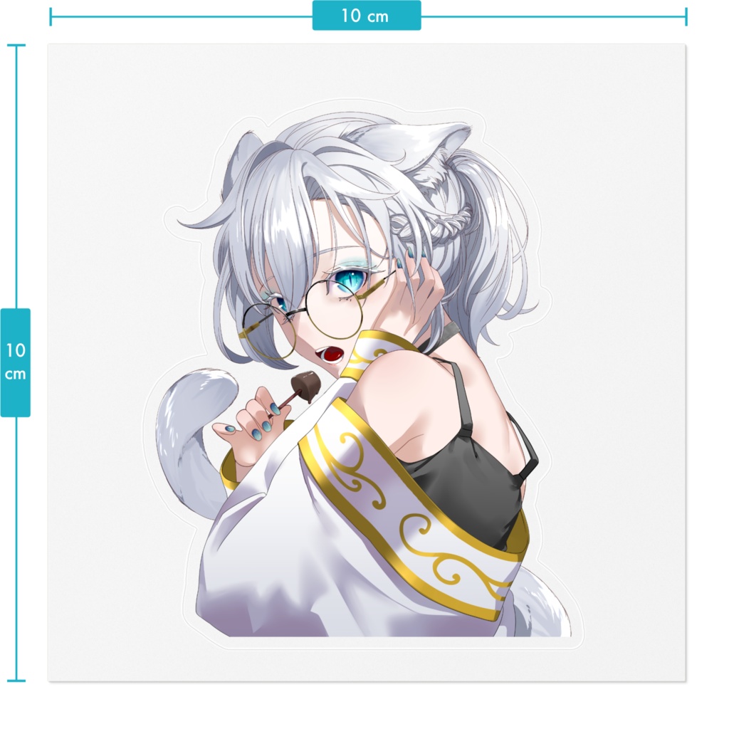 薬師ラッコ【バレンタイン】 ステッカー