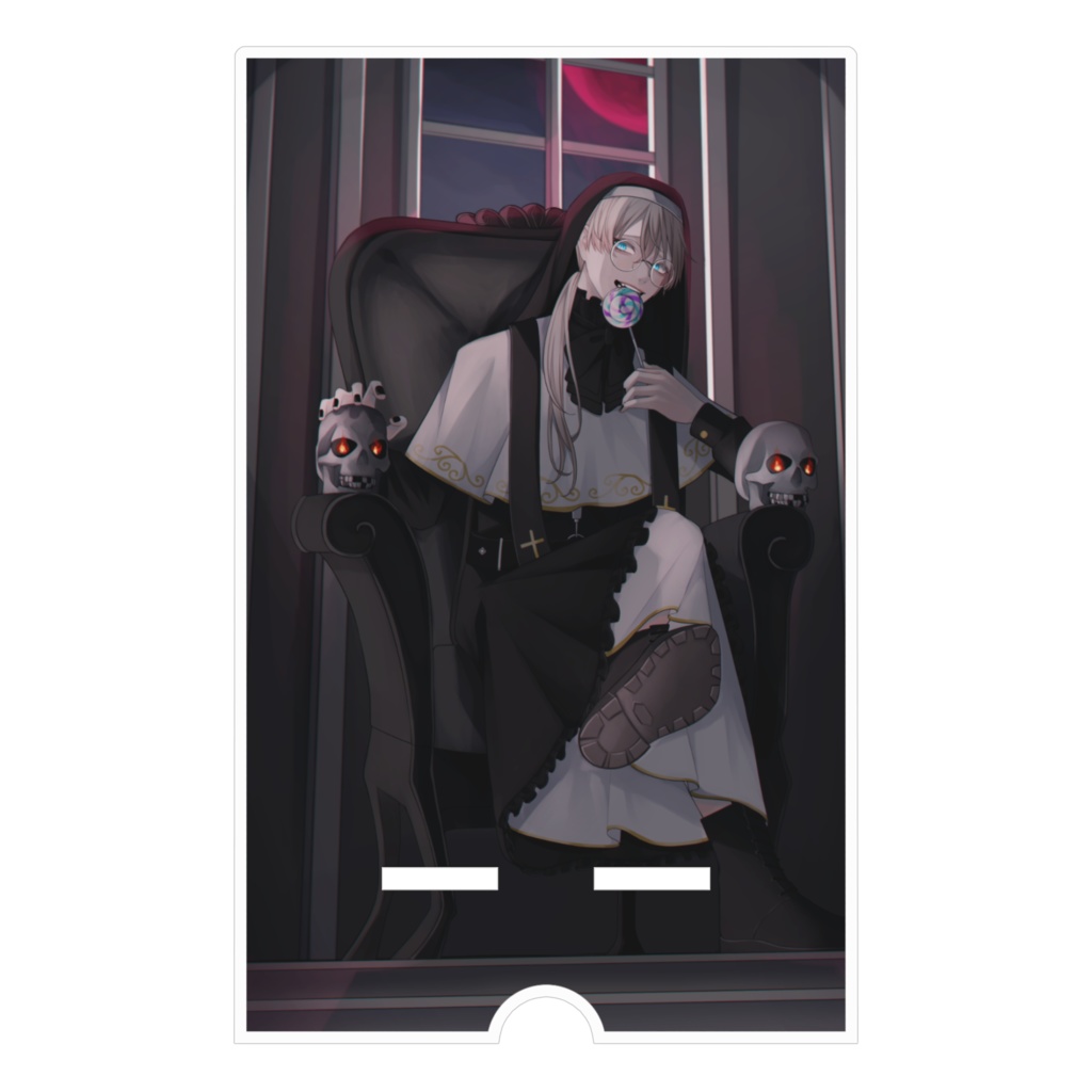 【アクリルスマホスタンド】ハロウィンの姿
