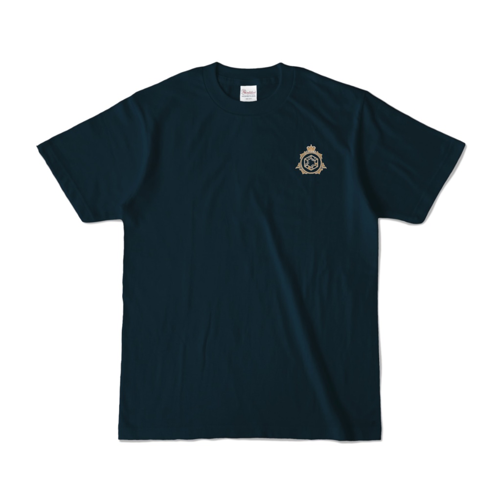 エンブレム付きTシャツ ネイビー