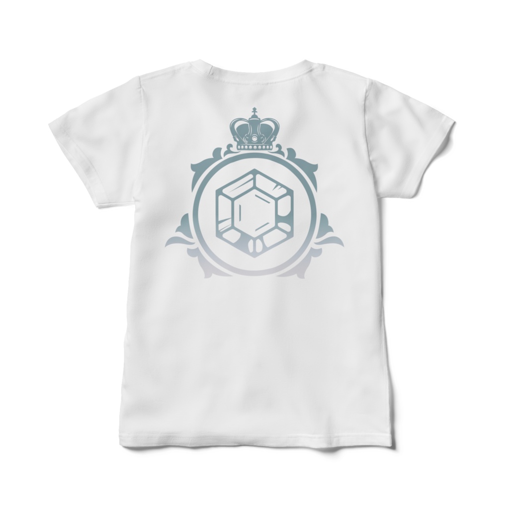 レディースシャツ 前ネーム 背面エンブレム