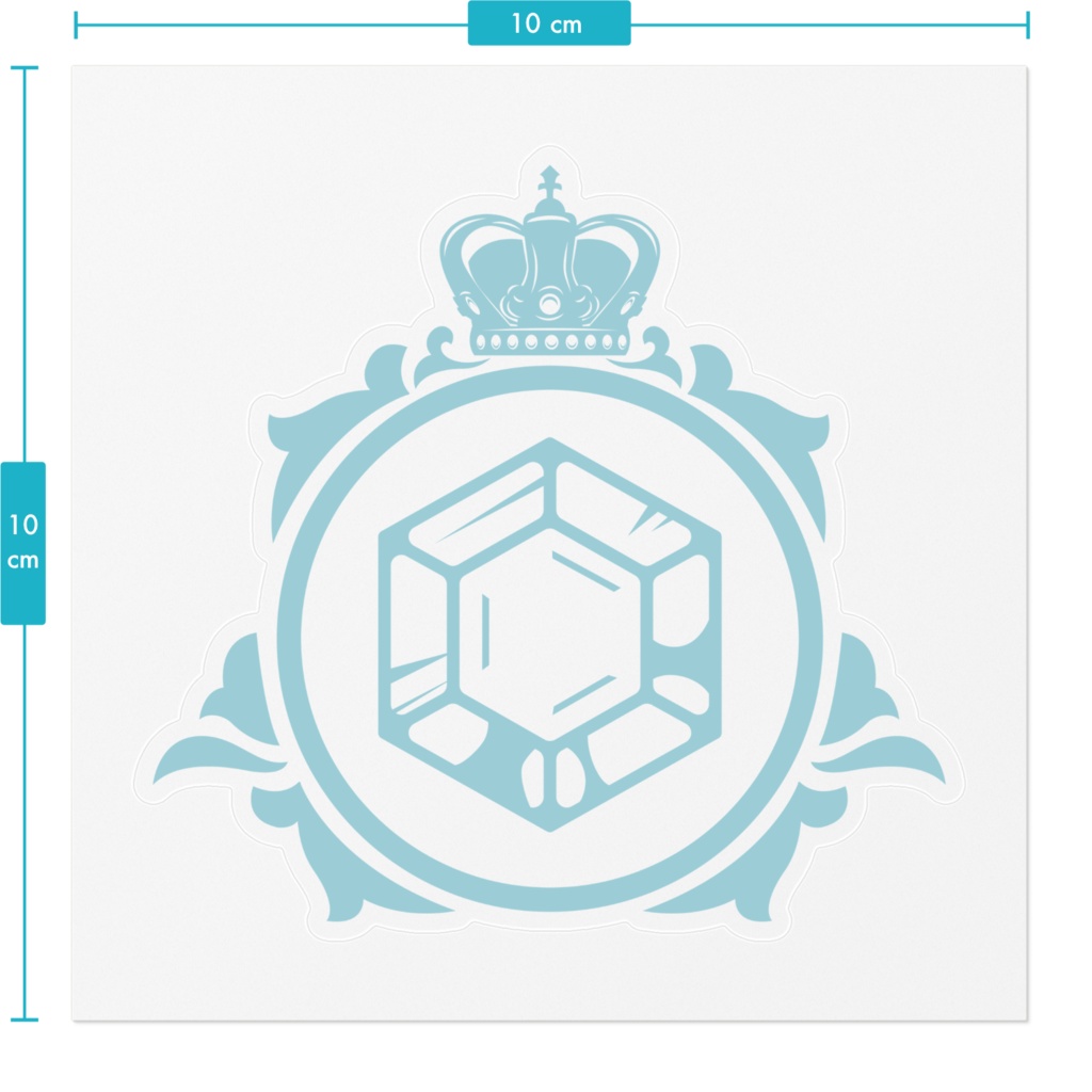エンブレムステッカー さらなるライトブルー