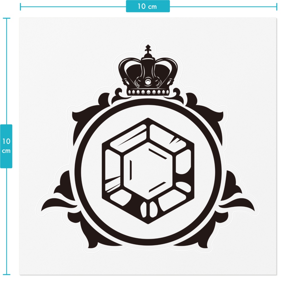 エンブレムステッカー ブラック