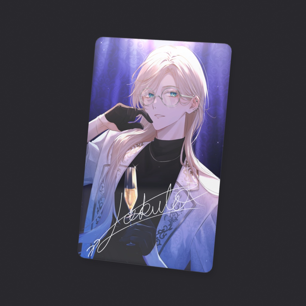 ホストラクト クリアカード名刺サイズ 片面印刷