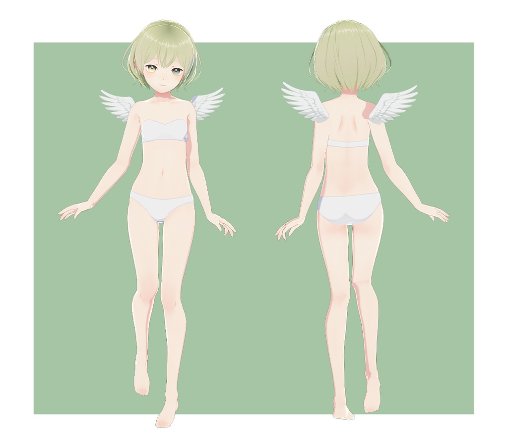 天使の女の子【素体】