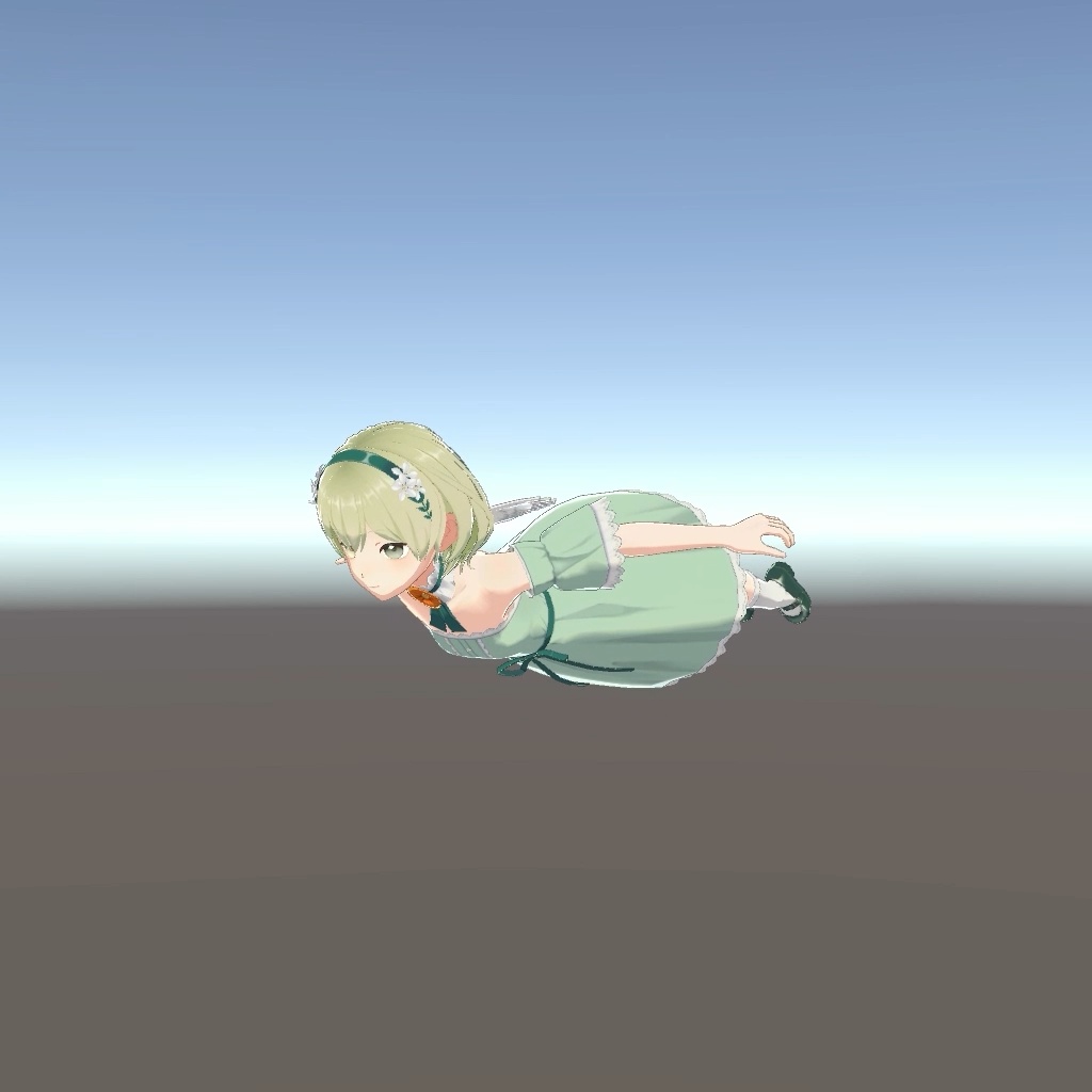 天使の女の子_モーションセット