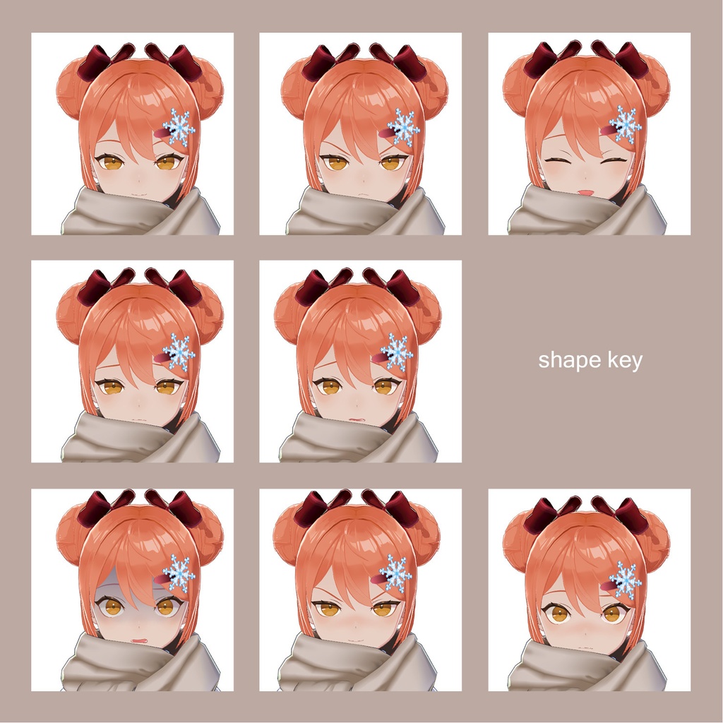 チャイナ服の女の子-china girl-冬服ver【オリジナル3Dモデル】