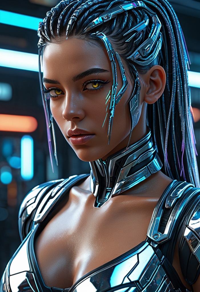 CYBER QUEEN - 近未来を彩るサイバーパンク美女写真集