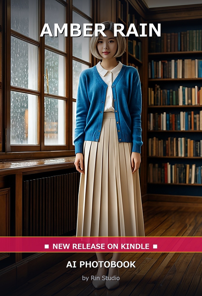 AMBER RAIN - 雨音の調べ、静寂の図書室で紡ぐノスタルジックな物語