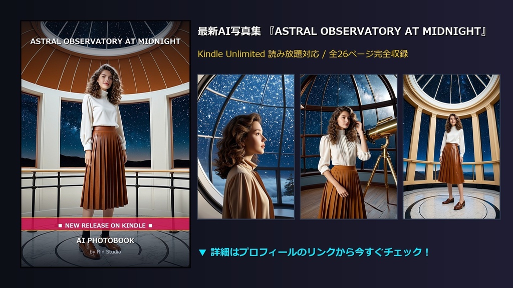 ASTRAL OBSERVATORY AT MIDNIGHT - 星の瞬く古の観測所で紡ぐ、静謐とロマンの夜