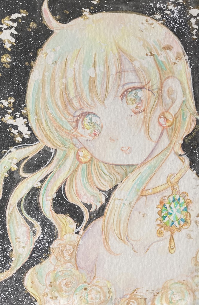 イラスト ポストカード 手描き  【emeralda.】