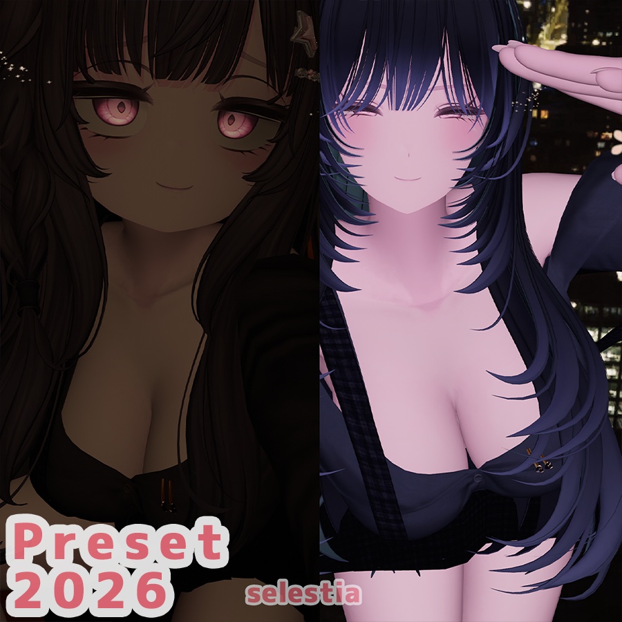 セレスティア大人化プリセット3種+PSD / selestia preset and PSD