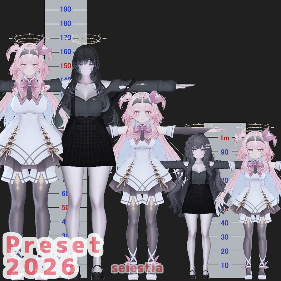セレスティア大人化プリセット3種+PSD / selestia preset and PSD