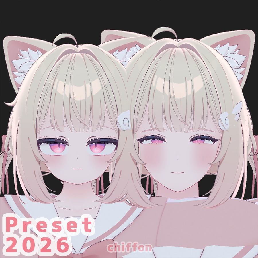 シフォン 大人 ちび プリセット / Chiffon big adult and chibi preset