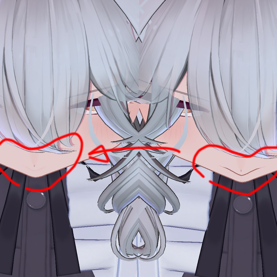 [ver1.0専用]ミルティナ 輪郭線用マスク / Milltina face outline Mask 缩略图 2