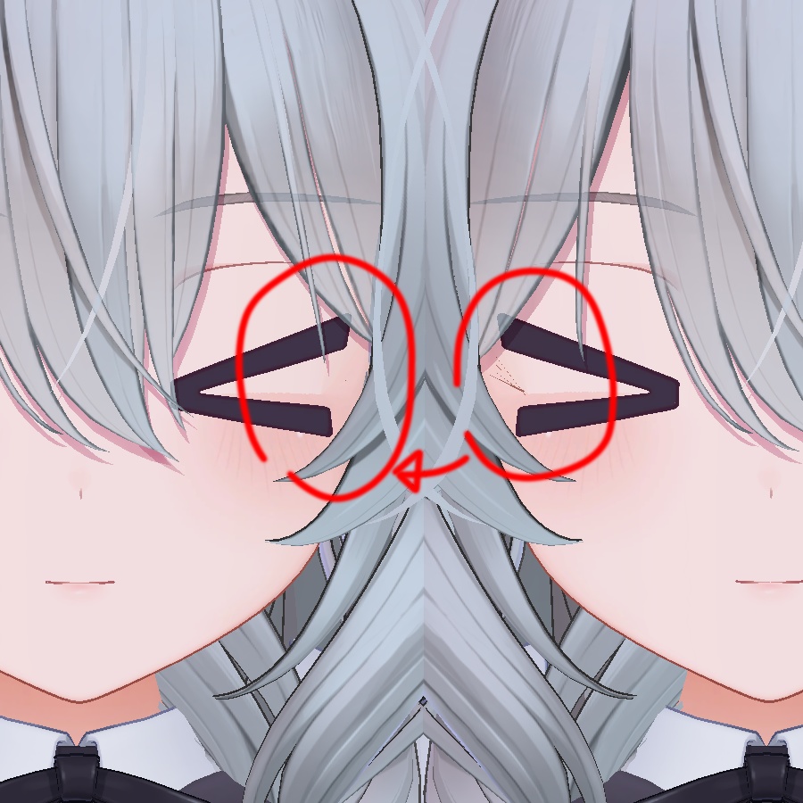 [ver1.0専用]ミルティナ 輪郭線用マスク / Milltina face outline Mask 缩略图 3