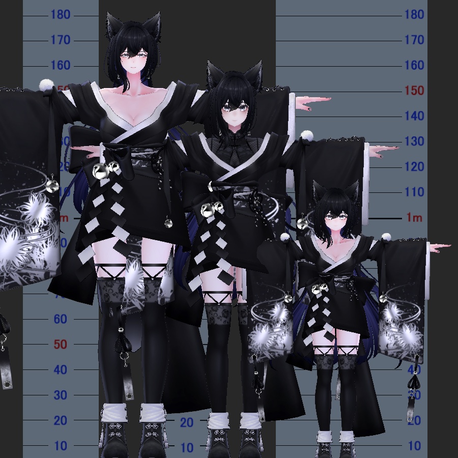 ラシューシャ 大人 ちび プリセット / Lasyusya big small preset