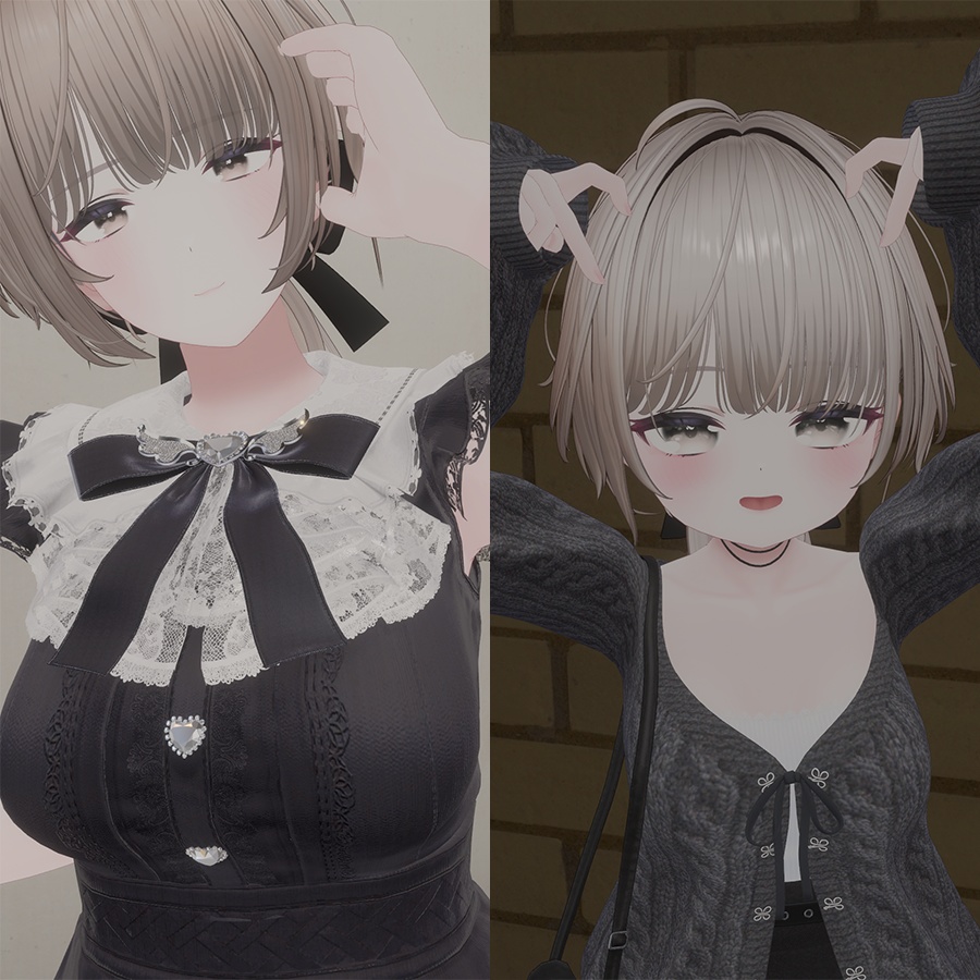 真冬 大人 ちび プリセット / mafuyu big small preset