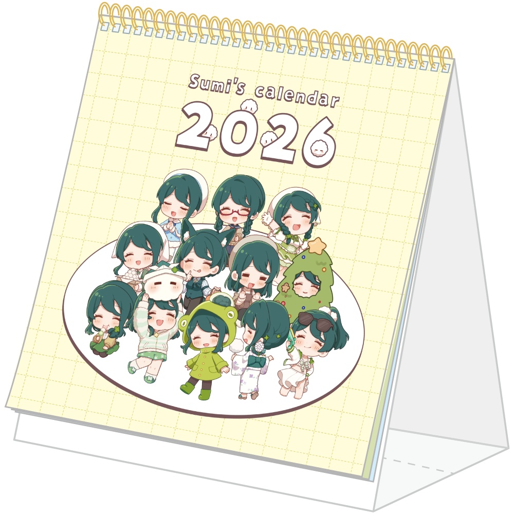 澄卓上カレンダー2026