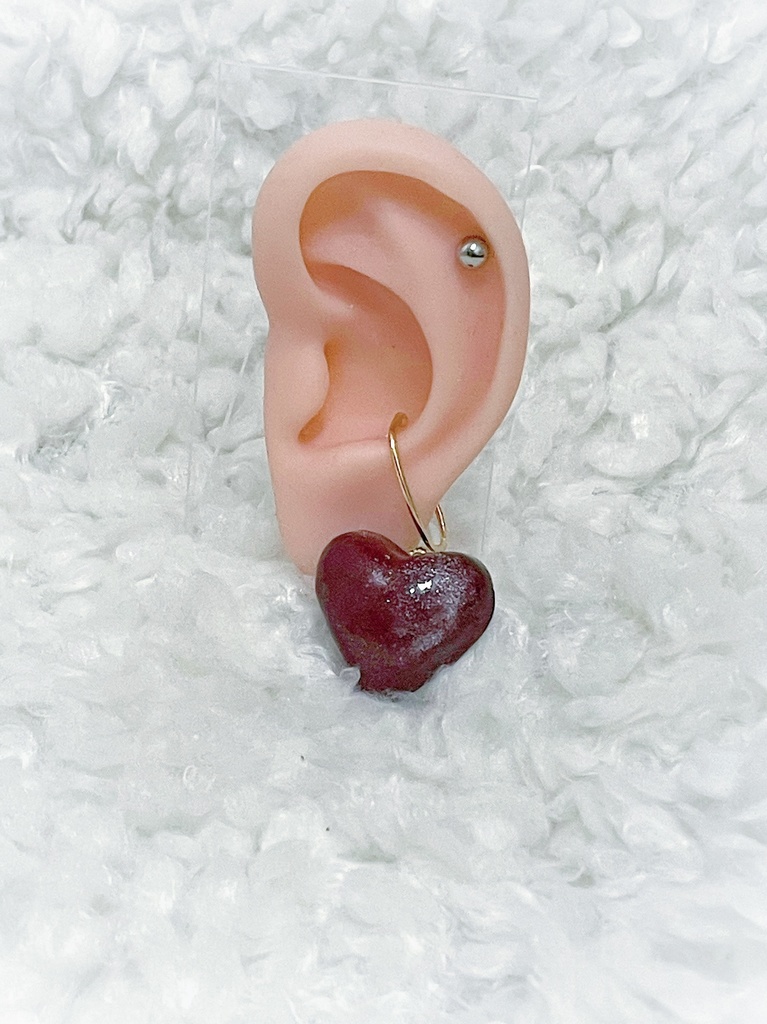 V.Dチョコ風イヤーカフ