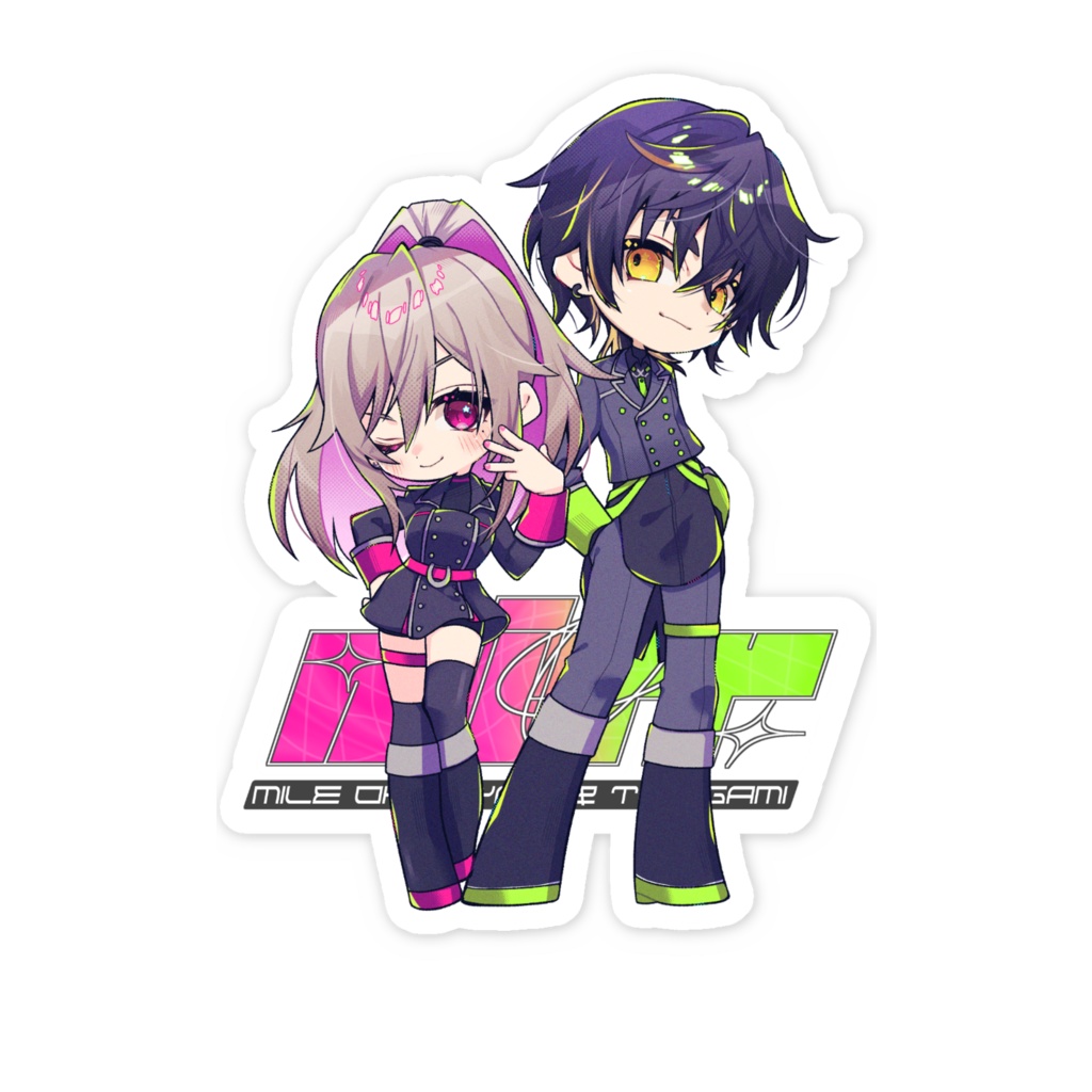 まいとり3thスマホステッカー