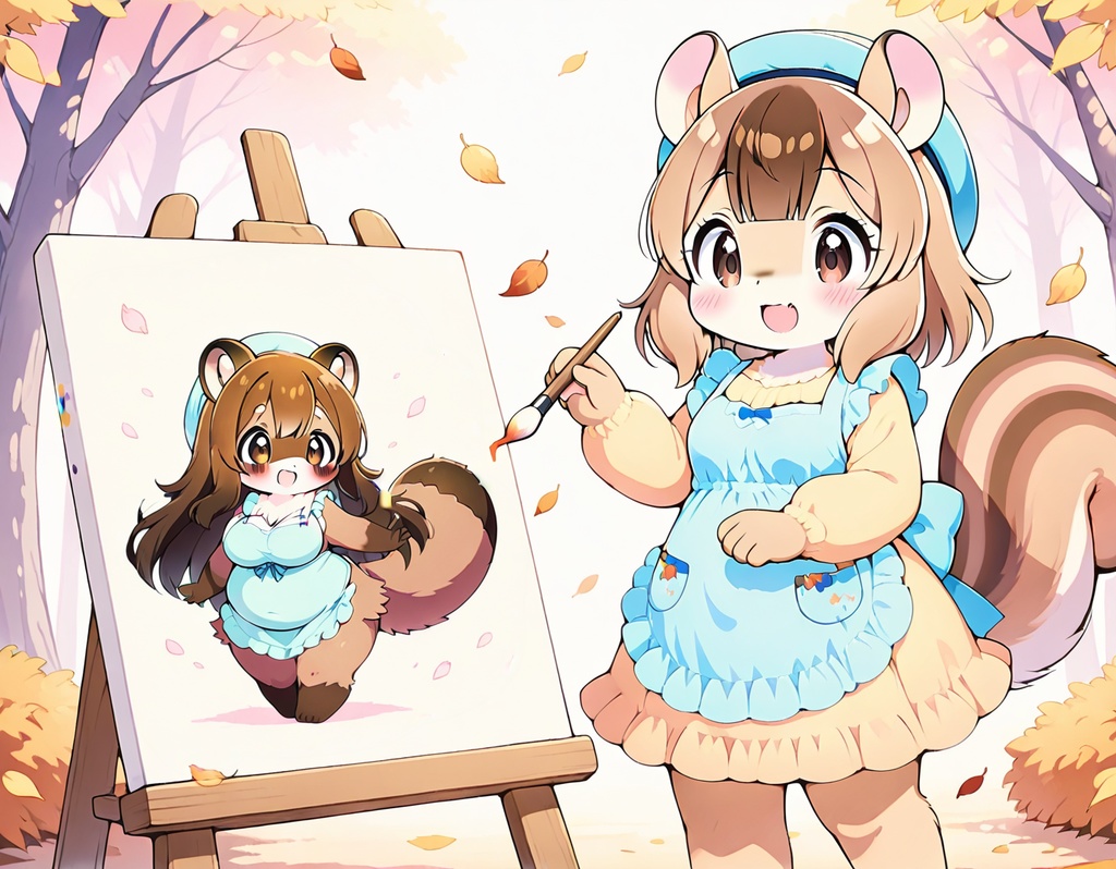 🐿️💛どんぐりぱれっと応援チップ💛【お礼イラスト付き】