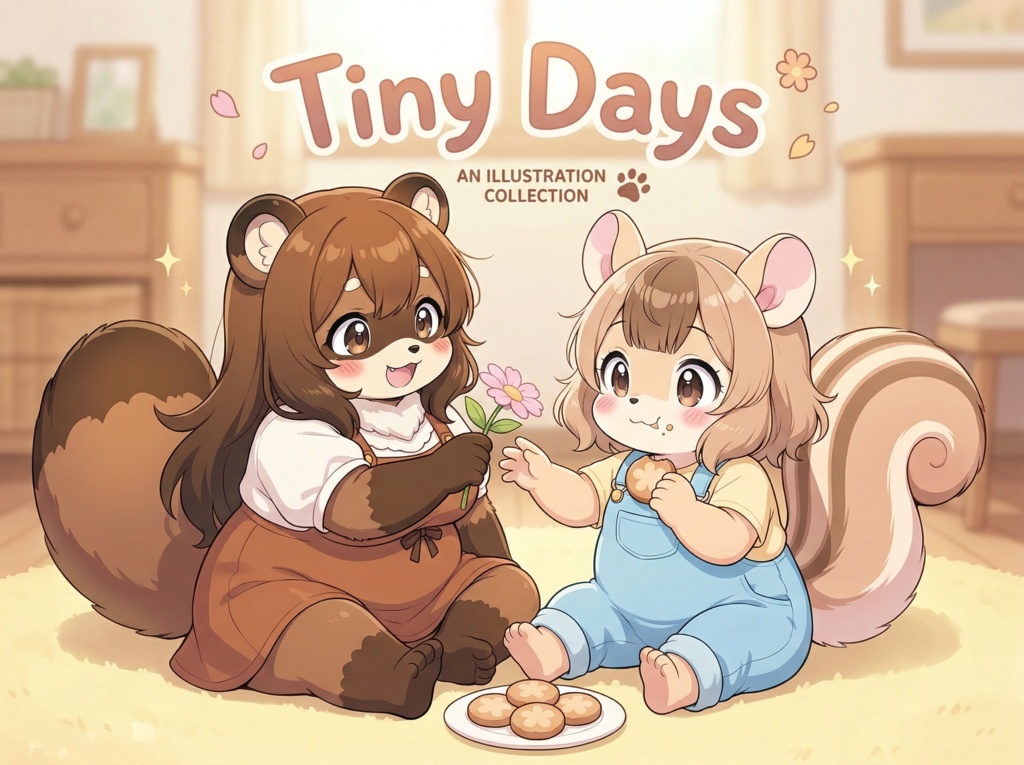 Tiny Days｜ふわふわケモノ kemono イラスト集