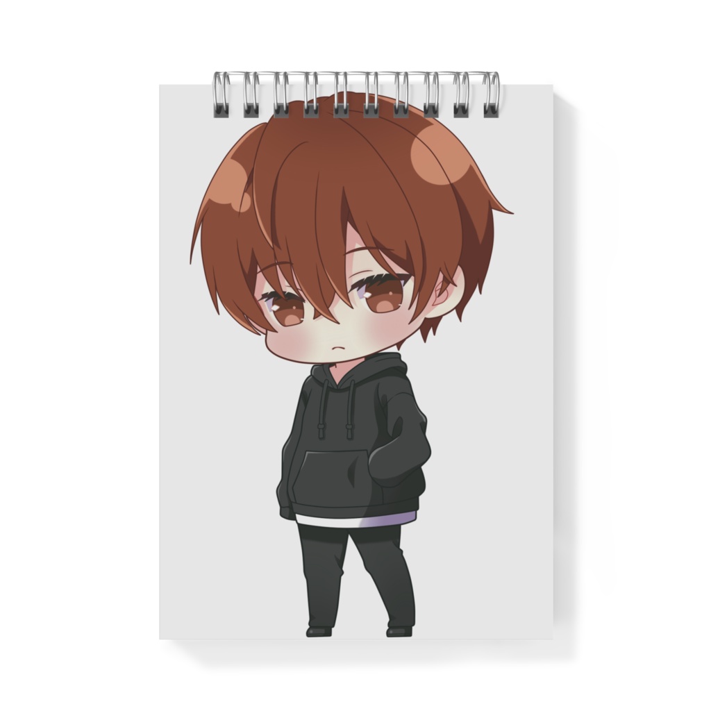 メモ帳 黒パーカーver