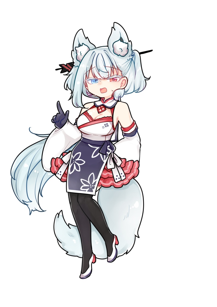 【無料配布】チャイナコトエちゃん立ち絵イラスト【#タンゲコトエ奉納祭2024】