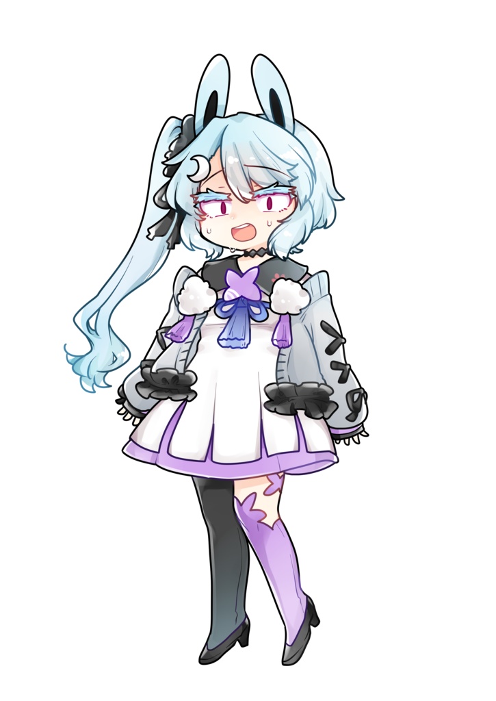 【無料配布】カキョウヨサリ(写し身ちゃん)立ち絵イラスト