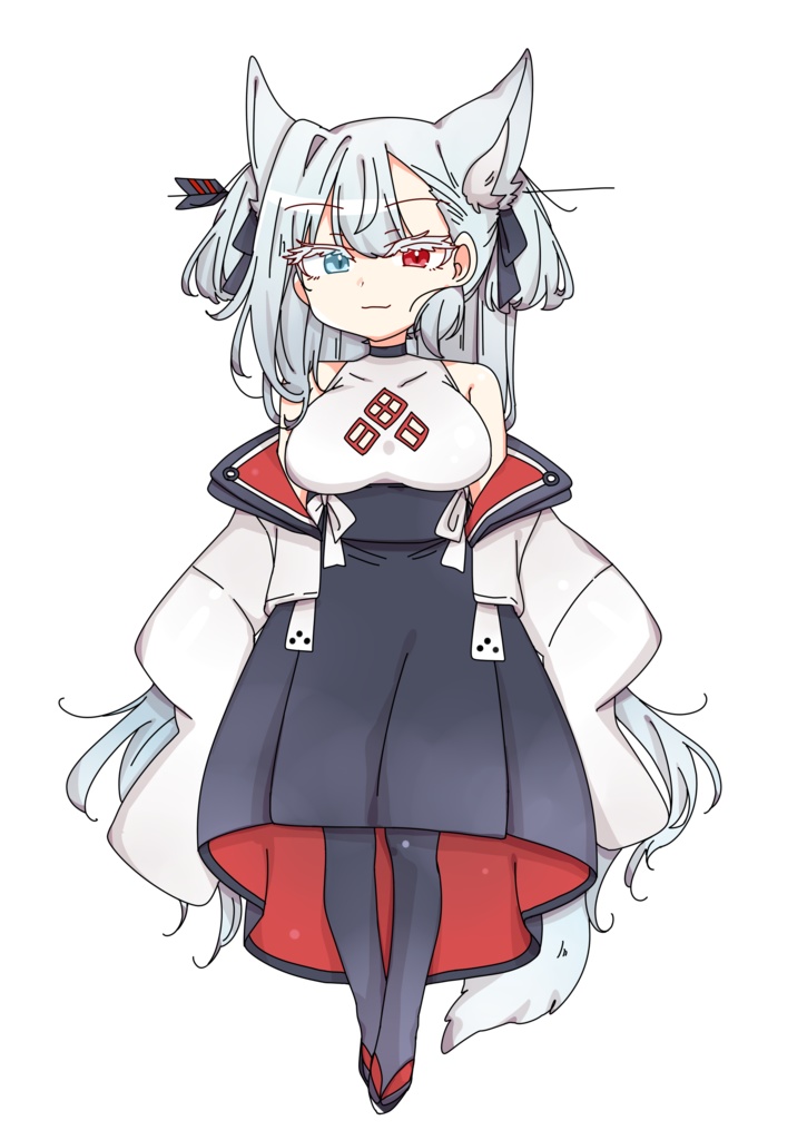 【無料配布】すらっとタンゲコトエ(分霊ちゃん)立ち絵イラスト